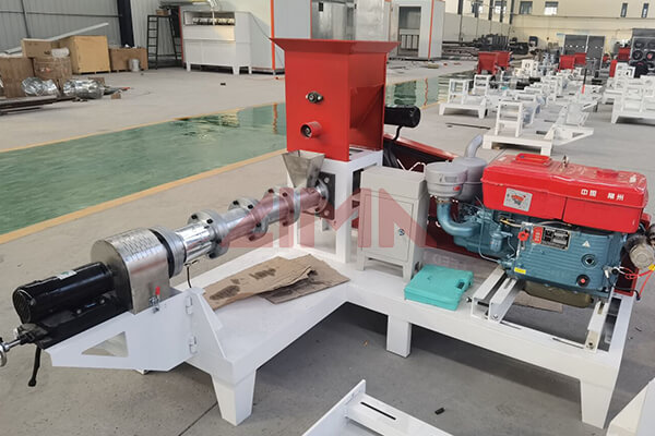 floating fish feed production line/fish pellet extruder 